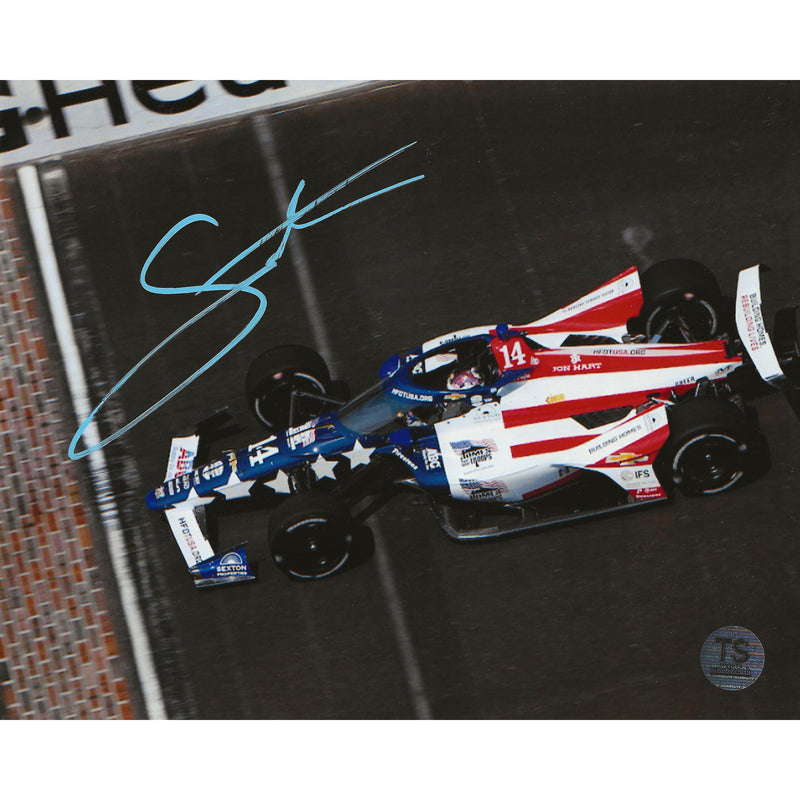 Santino Ferrucci Autographed Indianapolis 500 8x10 Photo *As Is*-1