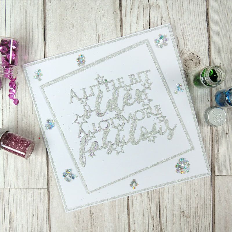 Diamond Sparkles Shimmer Card-12