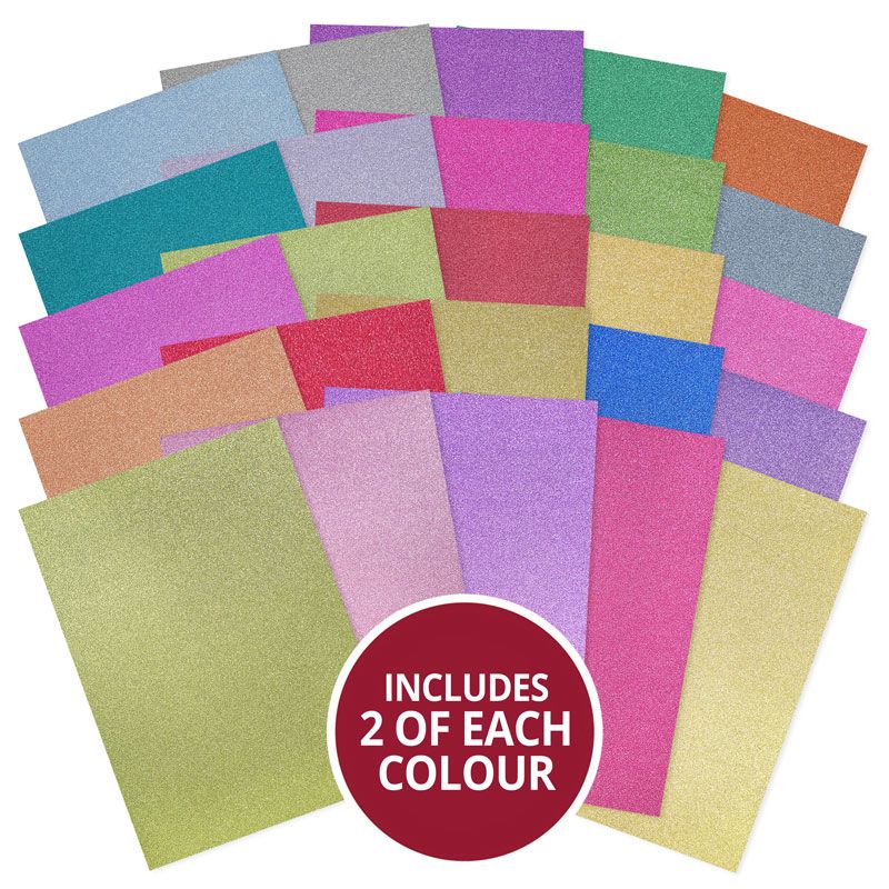 Diamond Sparkles Shimmer Card 50 Sheet Pack!-1