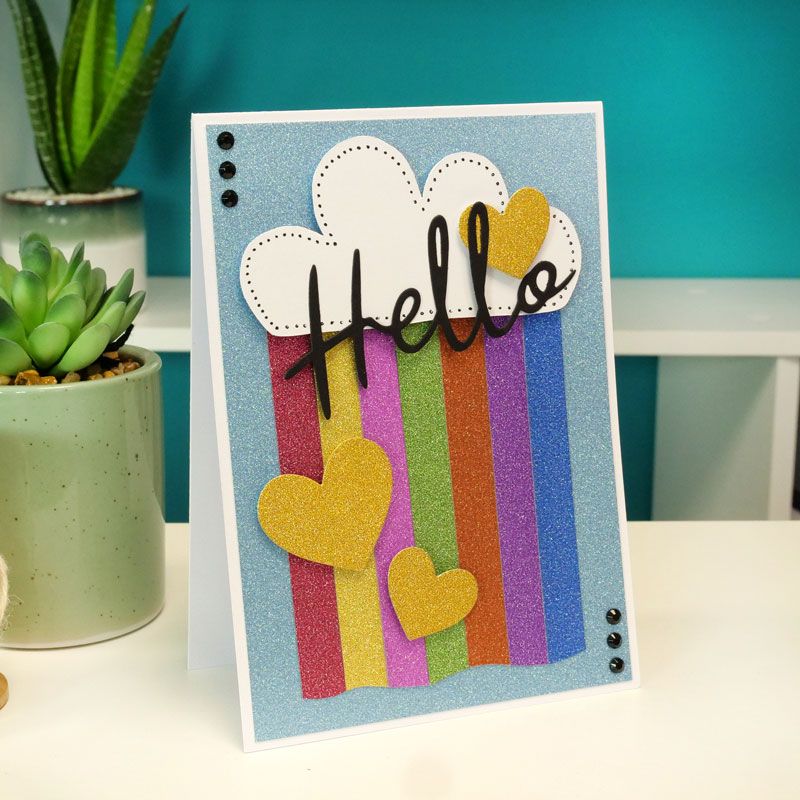 Diamond Sparkles Shimmer Card 50 Sheet Pack!-4