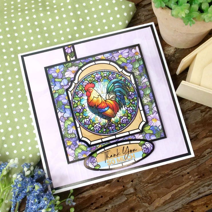 Stained Glass Wonderful Wildlife Adorable Scorable Selection-3
