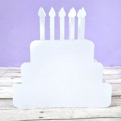 Luxury Shaped Card Blanks & Envelopes - Cake-1