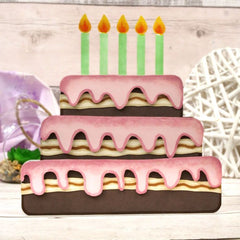 Luxury Shaped Card Blanks & Envelopes - Cake-4