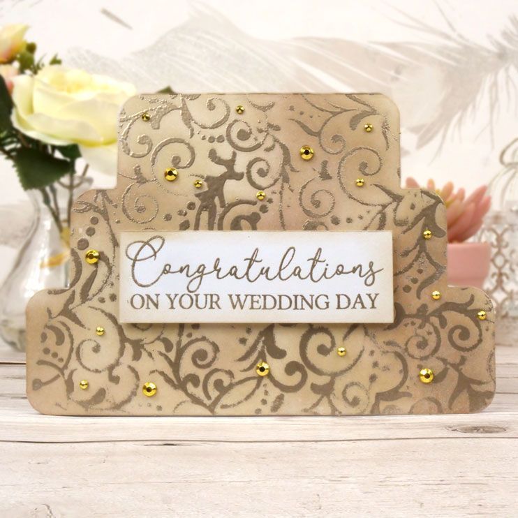 Luxury Shaped Card Blanks & Envelopes - Cake-3