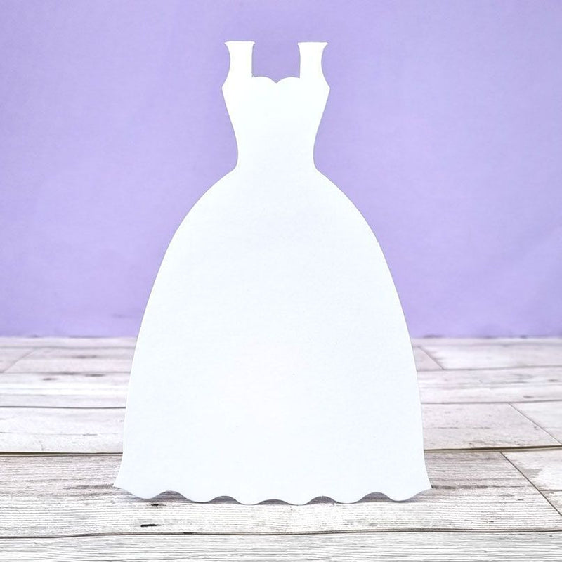Luxury Shaped Card Blanks & Envelopes - Dress-1