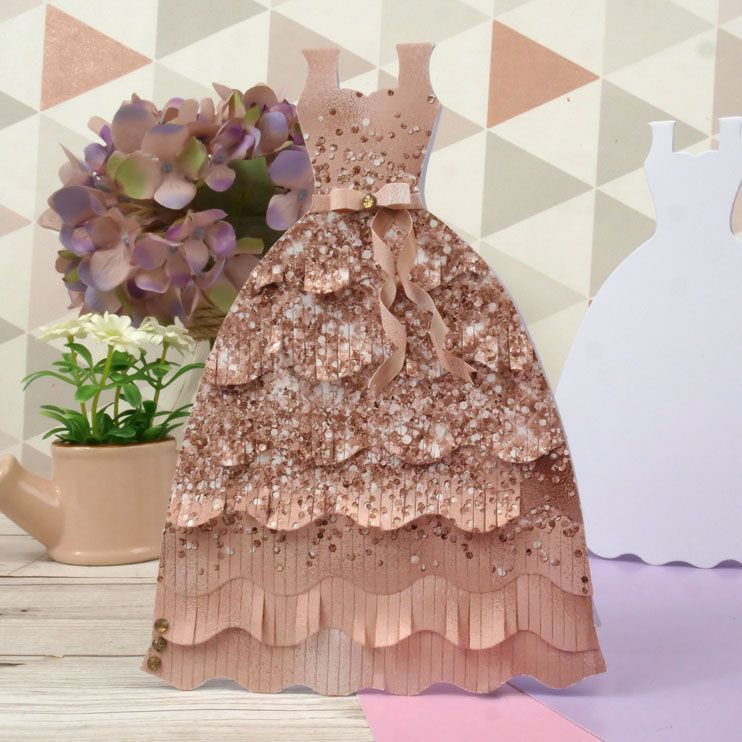 Luxury Shaped Card Blanks & Envelopes - Dress-3