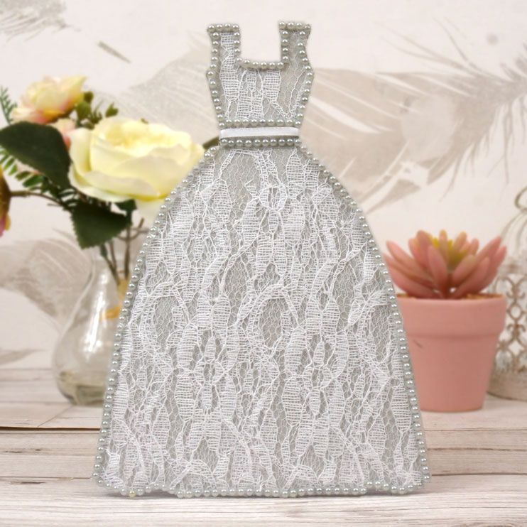 Luxury Shaped Card Blanks & Envelopes - Dress-4
