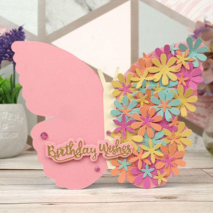 Luxury Shaped Card Blanks & Envelopes - Butterfly-3