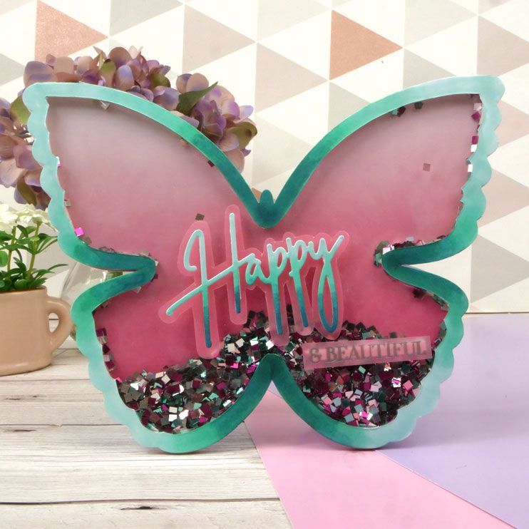Luxury Shaped Card Blanks & Envelopes - Butterfly-2