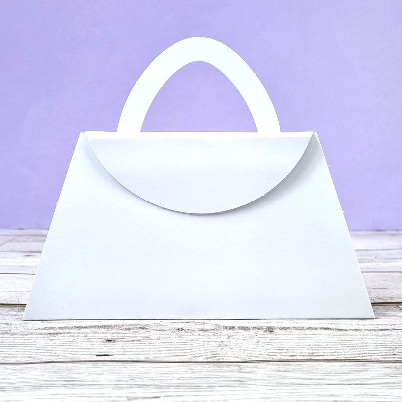 Luxury Shaped Card Blanks & Envelopes - Handbag-1