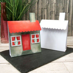 Luxury Shaped Card Blanks & Envelopes - House-2