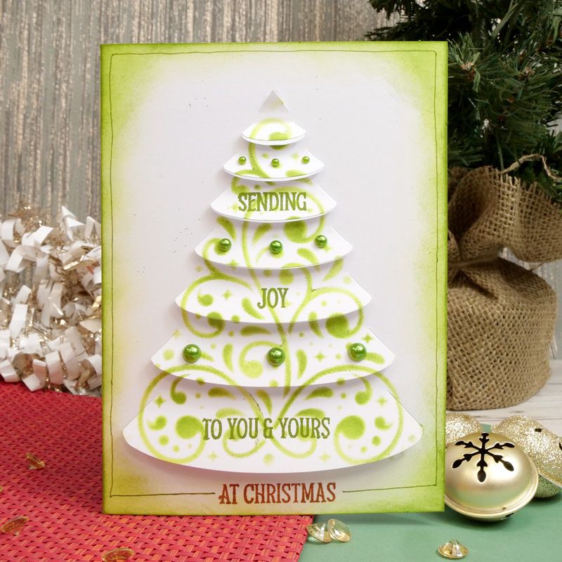 Luxury Shaped Card Blanks & Envelopes - Christmas Tree-2