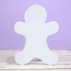 Luxury Shaped Card Blanks & Envelopes - Gingerbread Man-1