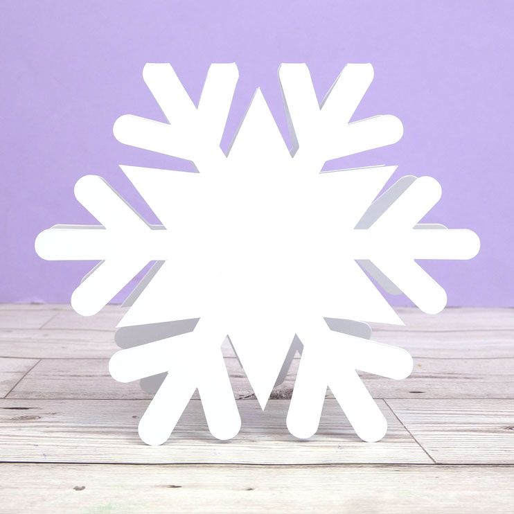 Luxury Shaped Card Blanks & Envelopes - Snowflake-1