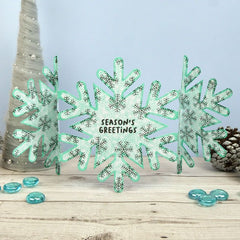 Luxury Shaped Card Blanks & Envelopes - Snowflake-3