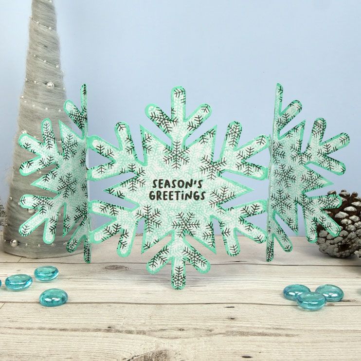 Luxury Shaped Card Blanks & Envelopes - Snowflake-3