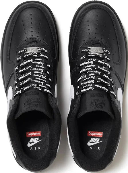 Supreme x Nike 'Air Force 1' Shoes - Black/White-2