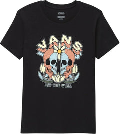 Vans 'Skulls Split' Tee - Black (Women's)-1