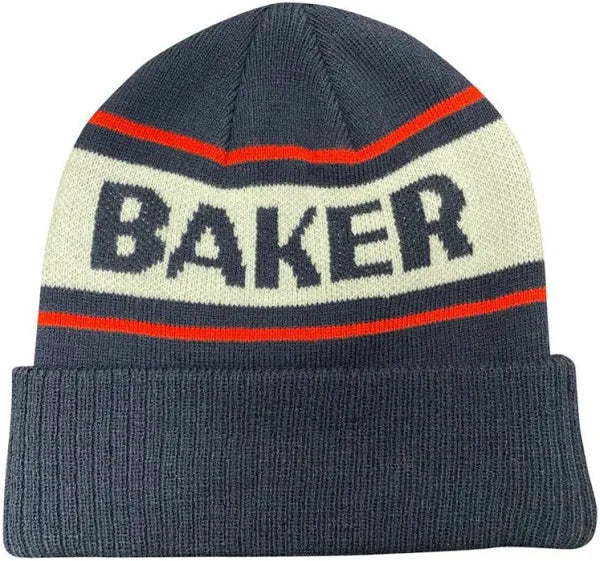Baker 'Stripe' Beanie - Navy-1