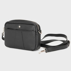 Greenwood Leather Mini Crossbody Bag. Premium Full-Grain Pebbled Leather Handbag-8