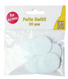 Nellie's Choice Spare Felts Round For IAP006 (20 pcs) diam. 3cm-1