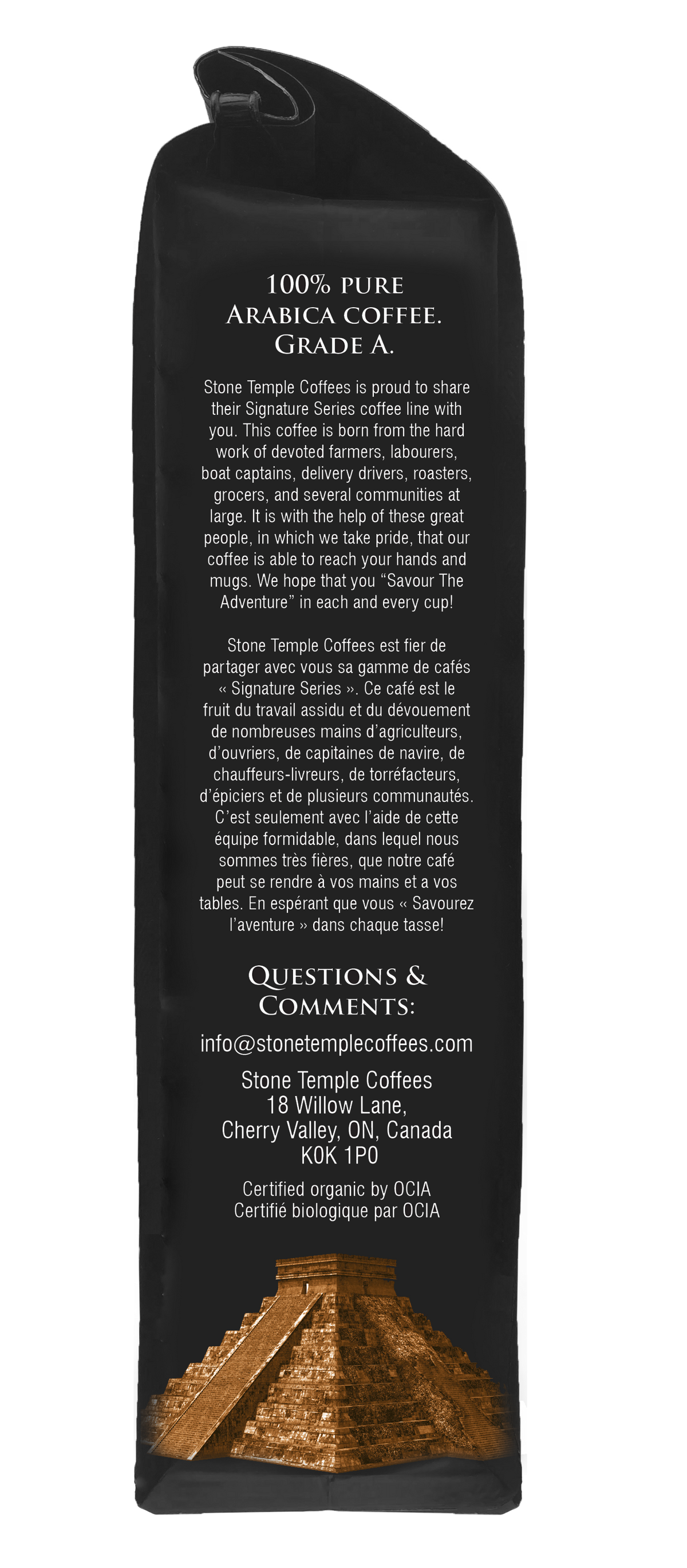 Aztec Dawn - Ground, Light Roast, Certified Organic OCIA/ Fairtrade Coffee 1lb/454g-5