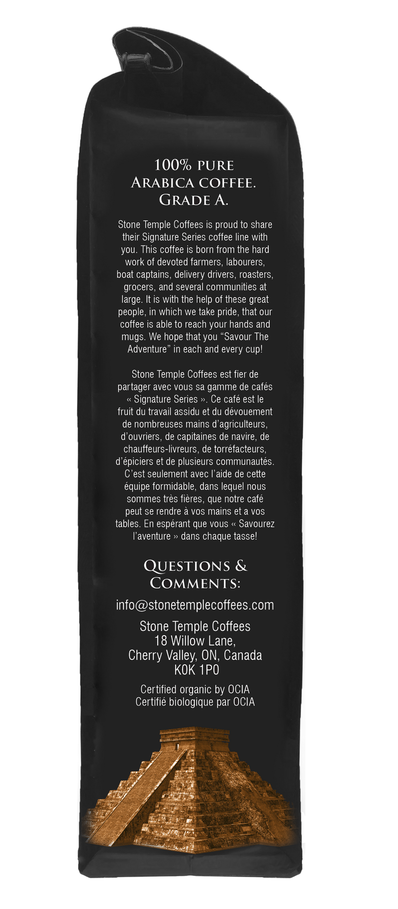 Aztec Dawn - Ground, Light Roast, Certified Organic OCIA/ Fairtrade Coffee 1lb/454g-5