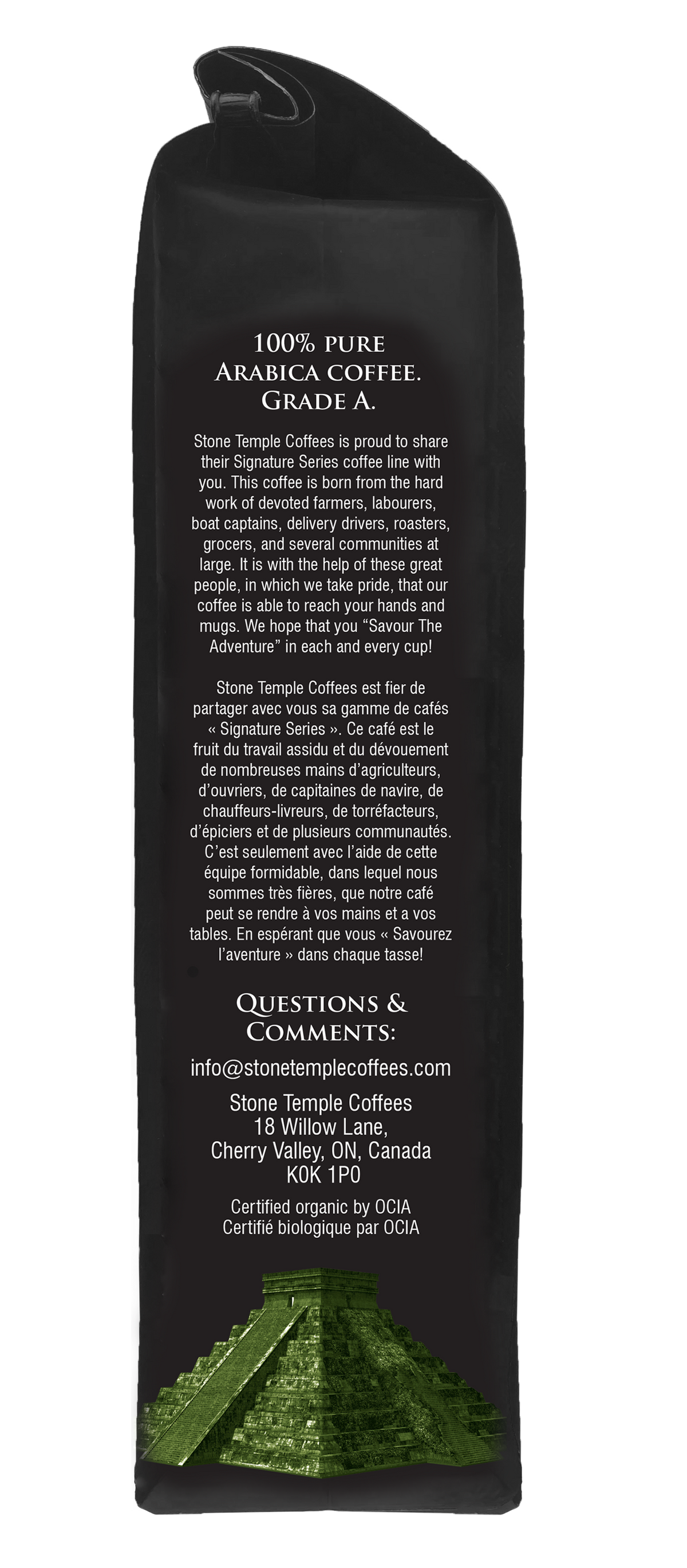 Honduran House Roast - Ground, Medium Roast, Certified Organic OCIA/ Fairtade Coffee 1lb/454g-5