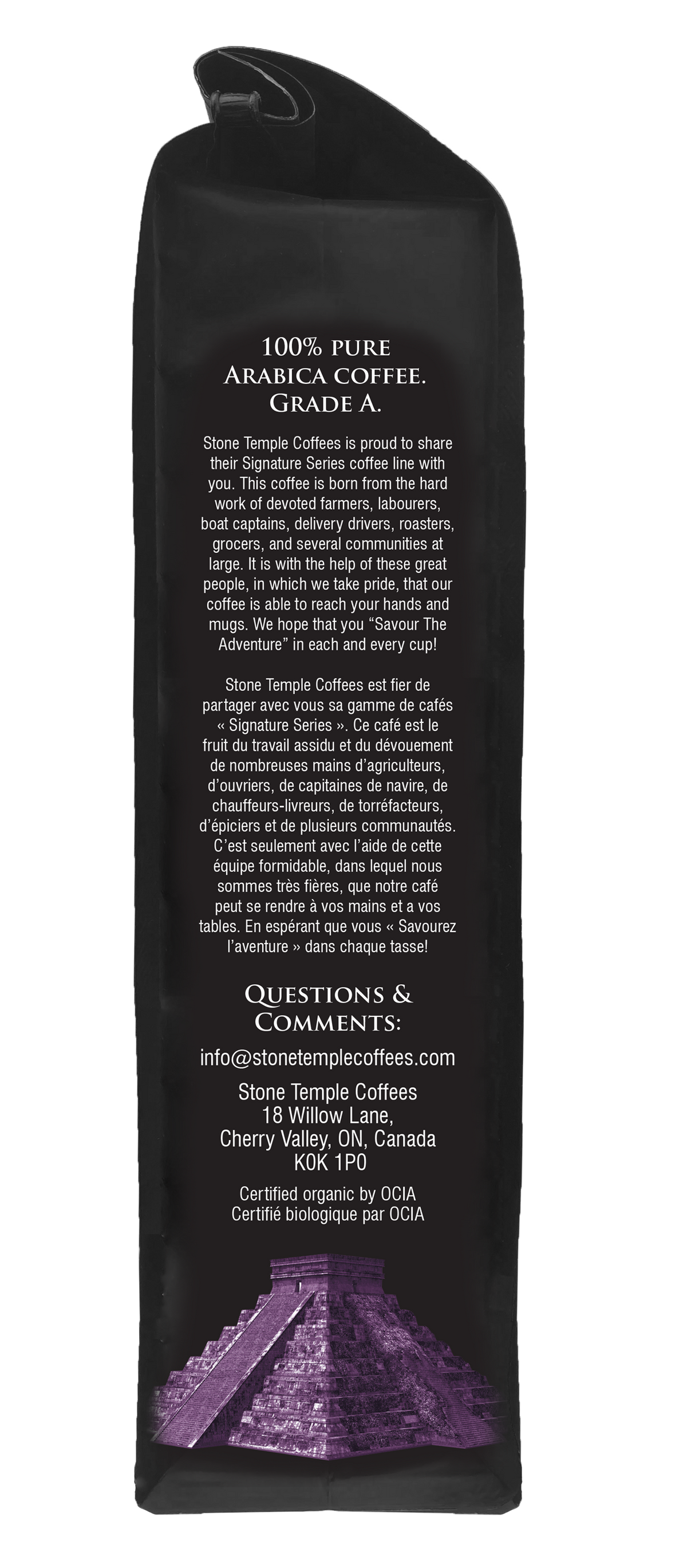 Indonesian Sumatra - Ground, Medium Roast, Certified Organic OCIA/ Fairtade Coffee 1lb/454g-5