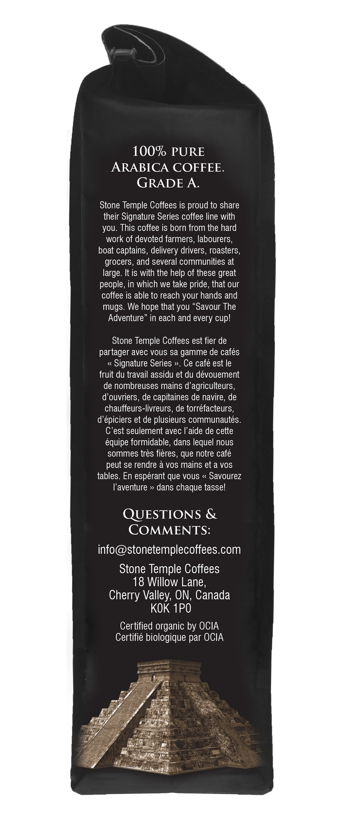 Mayan Bold - Ground, Bold Medium Roast, Certified Organic OCIA/ Fairtrade Coffee 1lb/454g-5