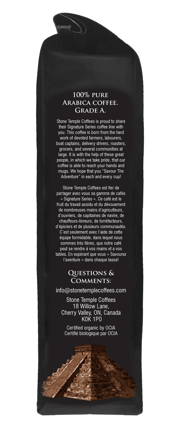 Mocha Java - Ground, Medium Roast, Certified Organic OCIA/ Fairtrade Coffee 1lb/454g-5
