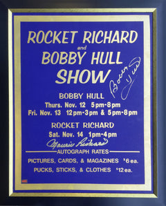 Bobby Hull & Maurice Richard Dual Autographed Vintage Sign-1