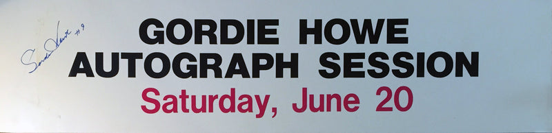 Gordie Howe Autographed Vintage Hockey Sign-1