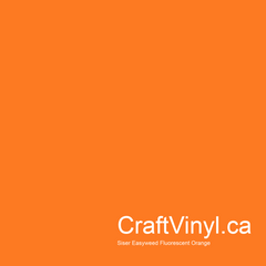 Siser Easyweed Fluorescent Orange 12"sheets and rolls-1