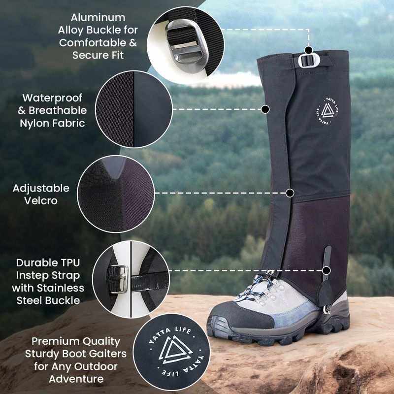 Cordura Boot Gaiters for Outdoors-2