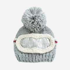 Ski Goggles Beanie | Bowie Grey | The Blueberry Hill-1