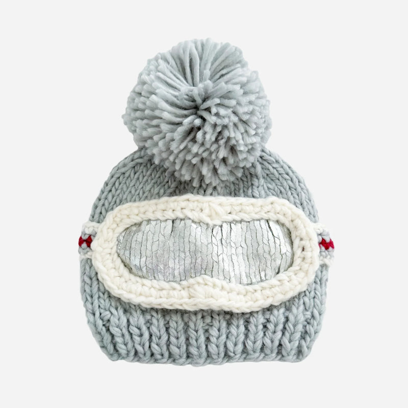 Ski Goggles Beanie | Bowie Grey | The Blueberry Hill-1