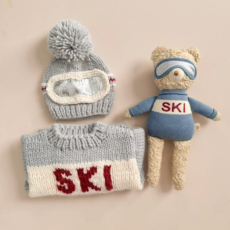 Ski Goggles Beanie | Bowie Grey | The Blueberry Hill-3