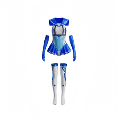 Japanese Anime Girl Spandex Swimwear Racing Suit Wet Suit Race Queen Costume-20