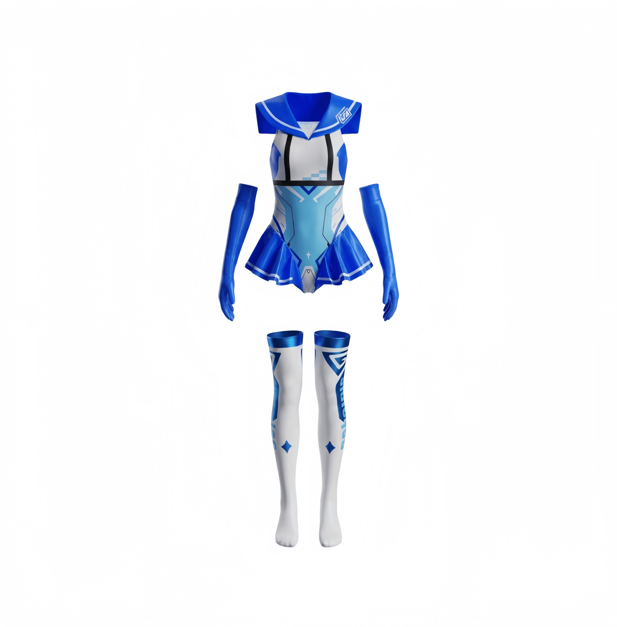 Japanese Anime Girl Spandex Swimwear Racing Suit Wet Suit Race Queen Costume-20