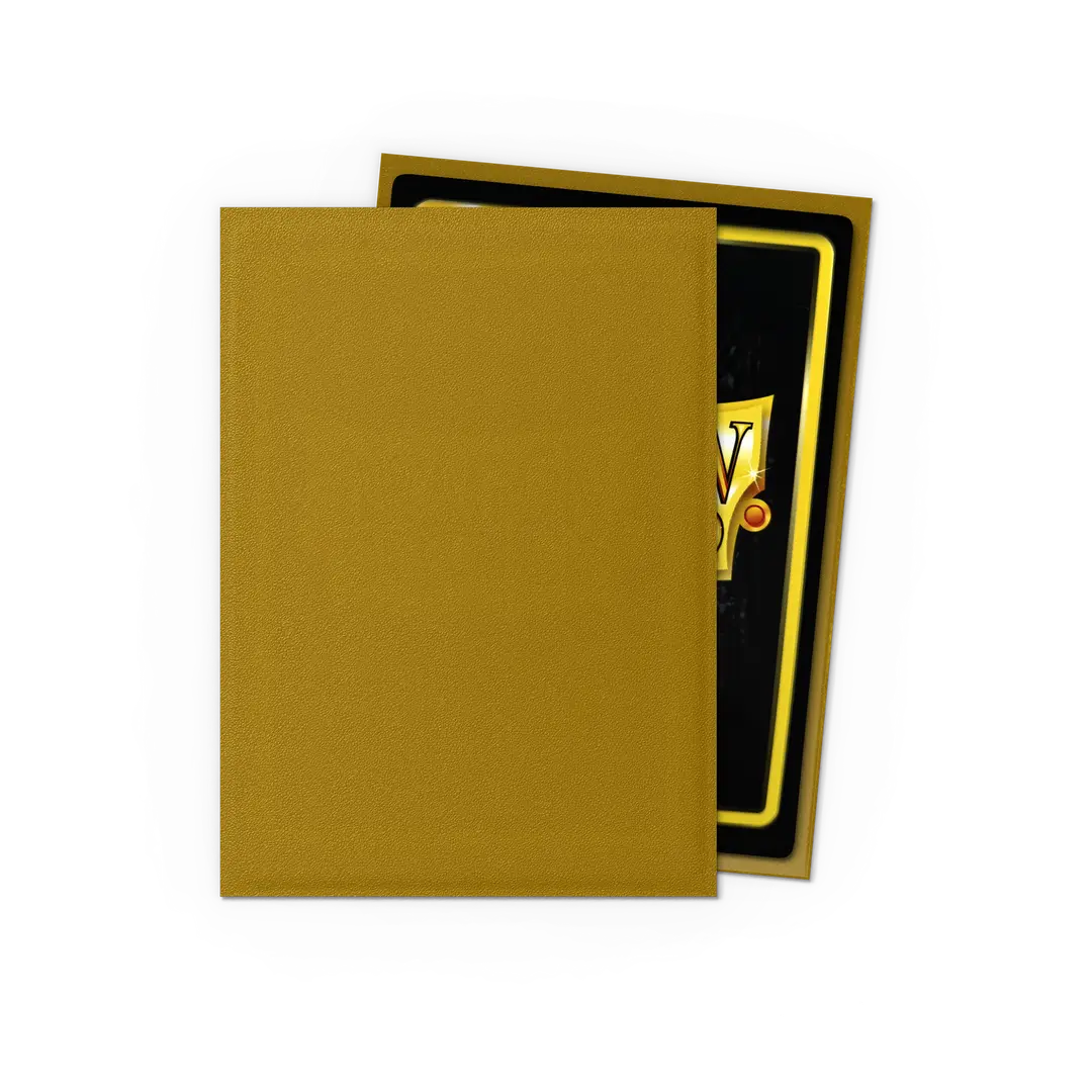 Dragon Shield Sleeves - Matte Standard (Gold)-2