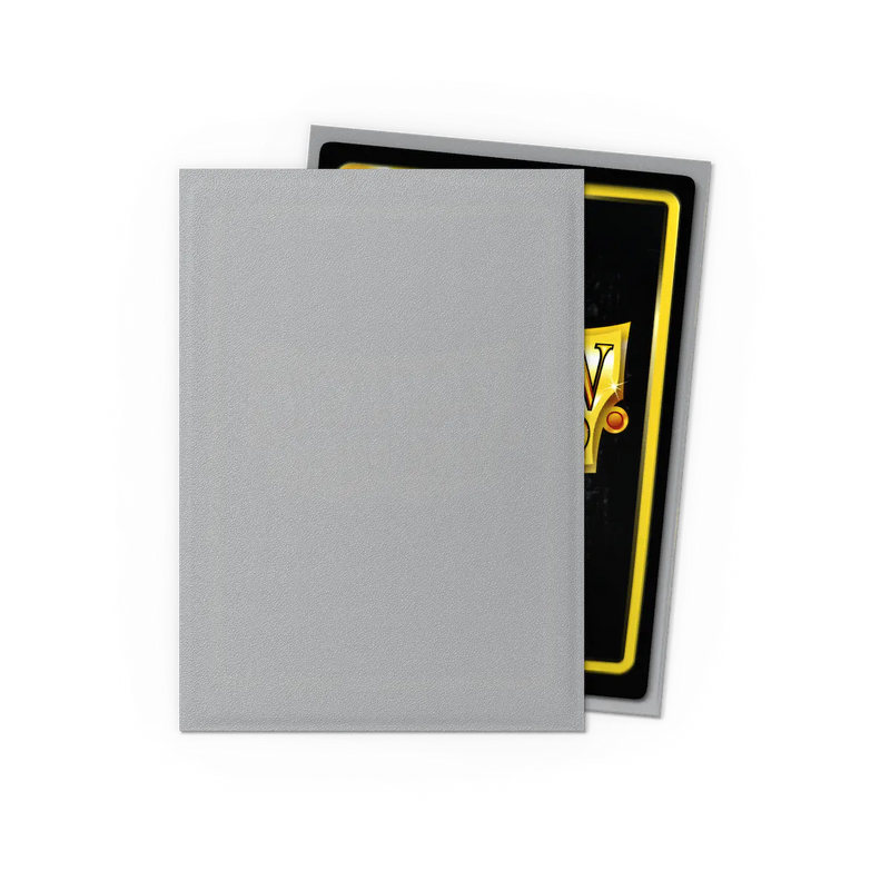 Dragon Shield Sleeves - Matte Standard (Silver)-2