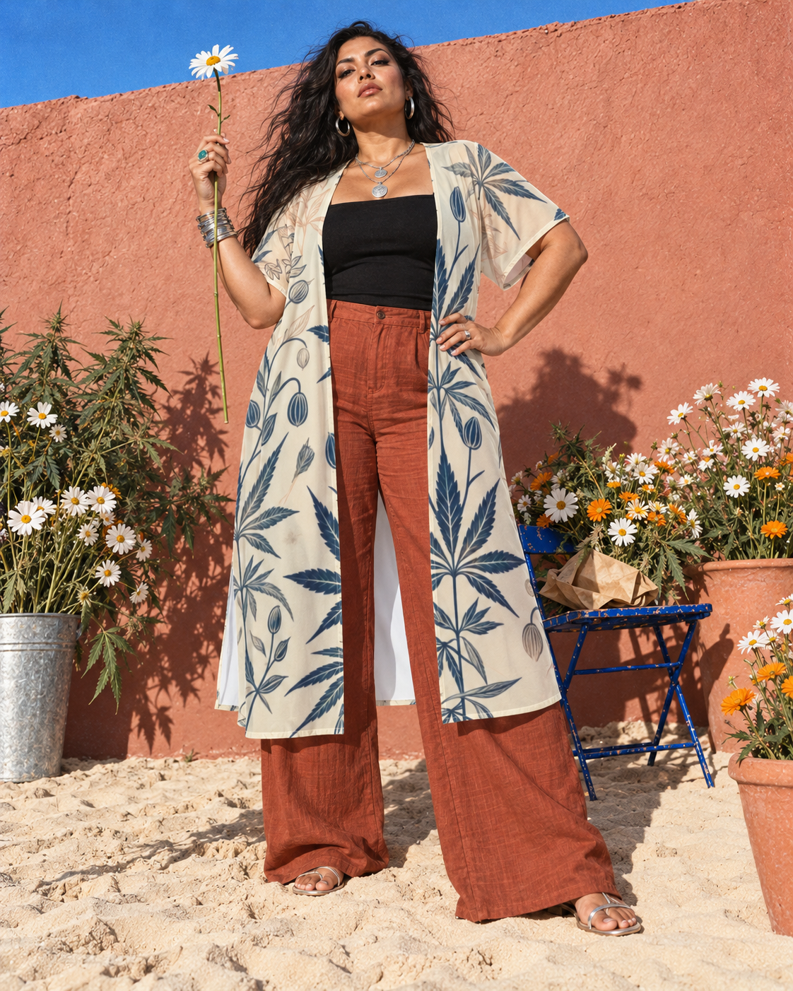 Soft Sativa Mesh Short-Sleeve Cardigan-5