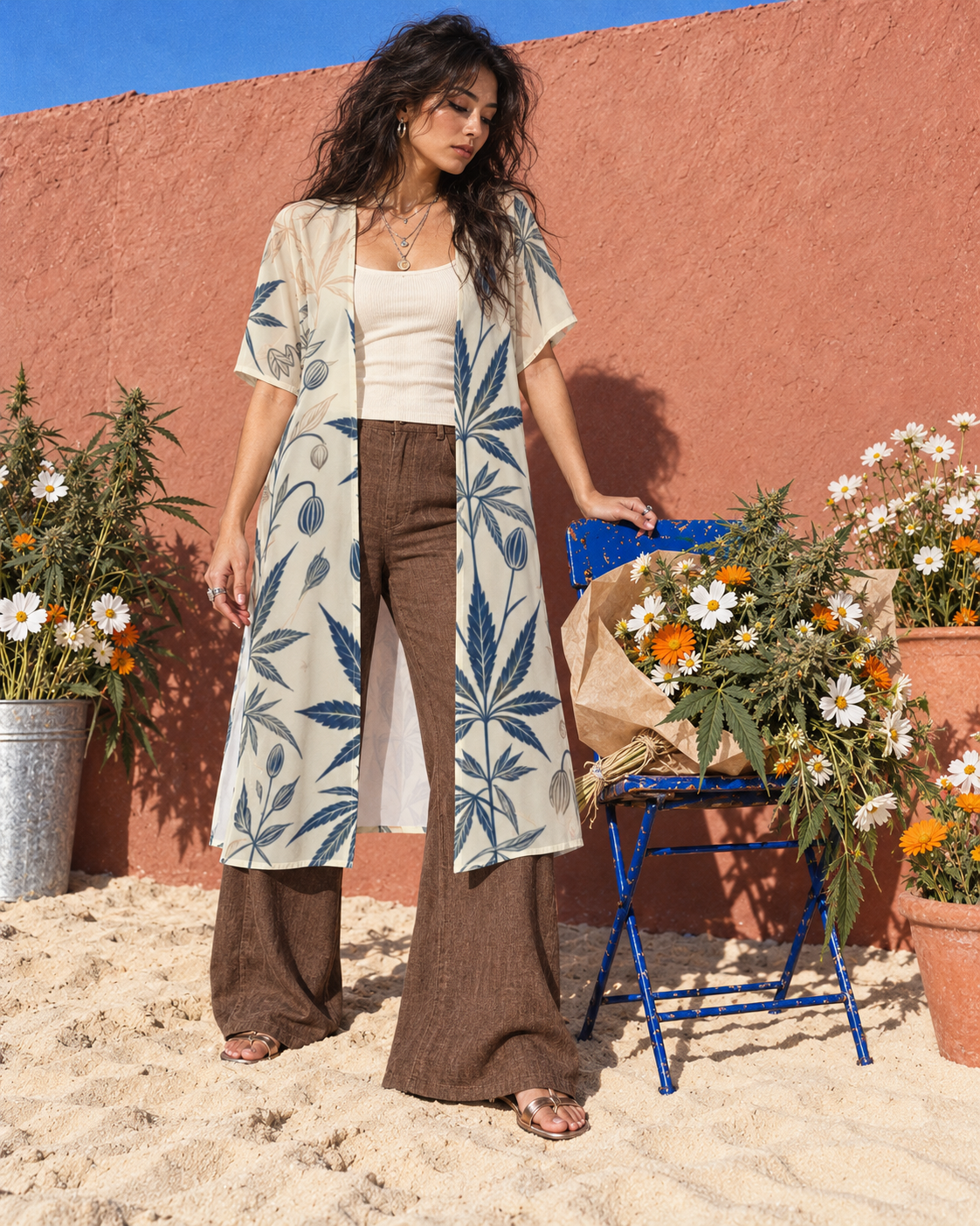 Soft Sativa Mesh Short-Sleeve Cardigan-3
