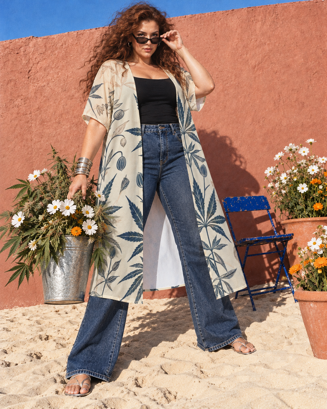 Soft Sativa Mesh Short-Sleeve Cardigan-4