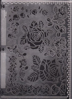 Ecstasy Crafts Exclusive Templates Large -Roses-1