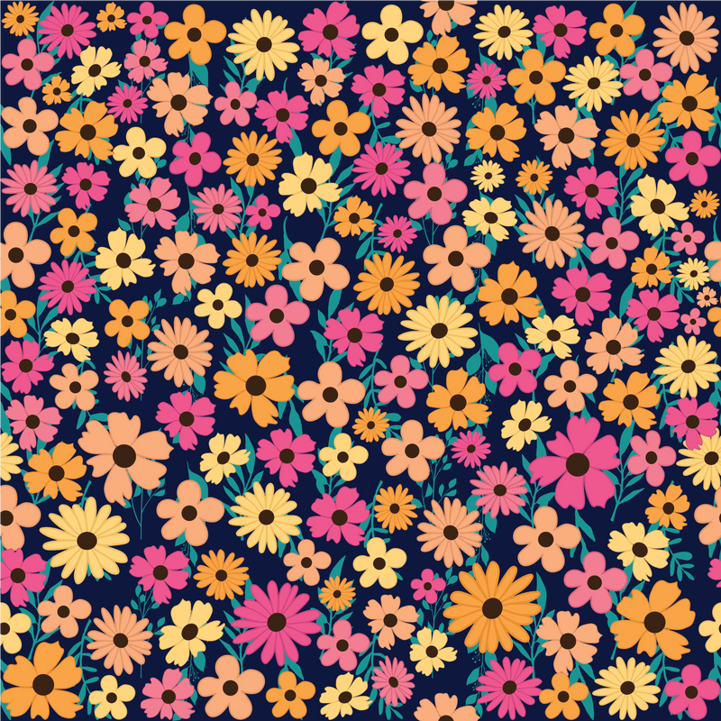 Spring Blossoms Adhesive Vinyl-1