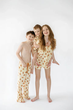 Kids Teddy Bear Long Sleeve Pajama Shirt-7