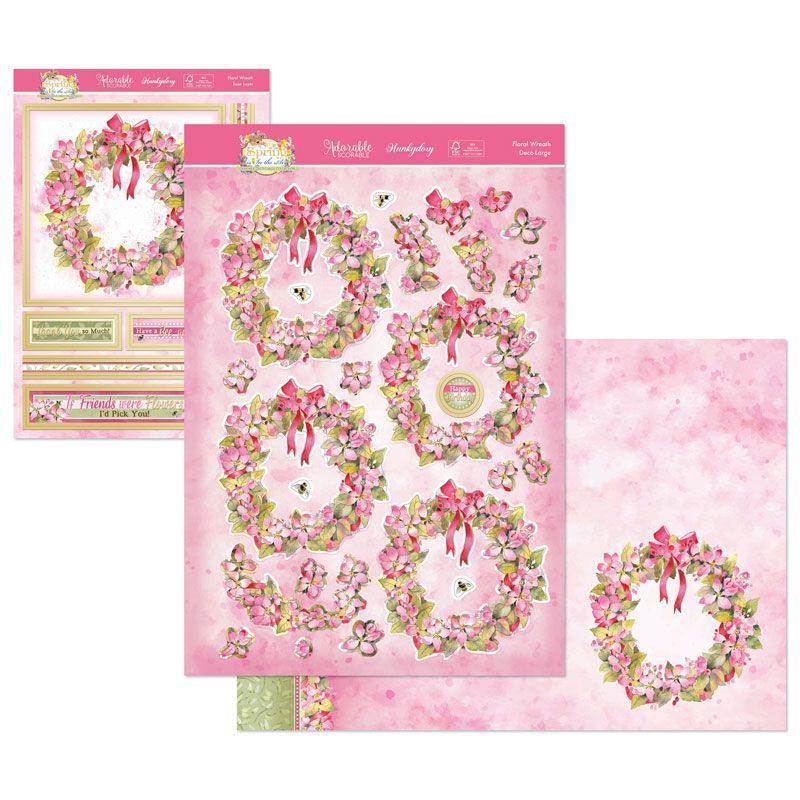 Spring Is In The Air Deco-Large Set - Floral Wreath-1