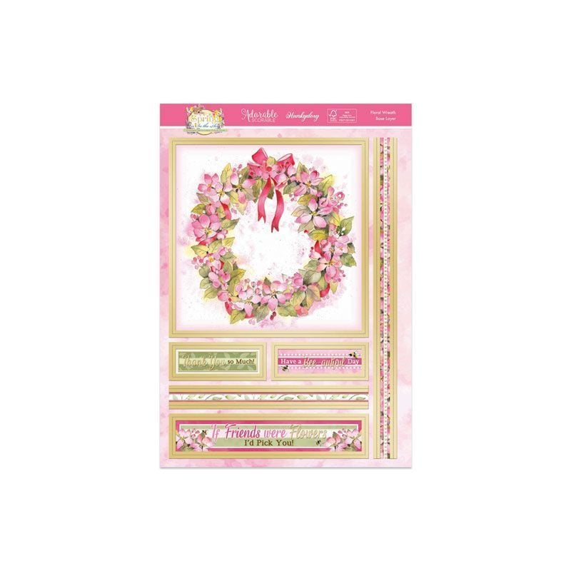Spring Is In The Air Deco-Large Set - Floral Wreath-2